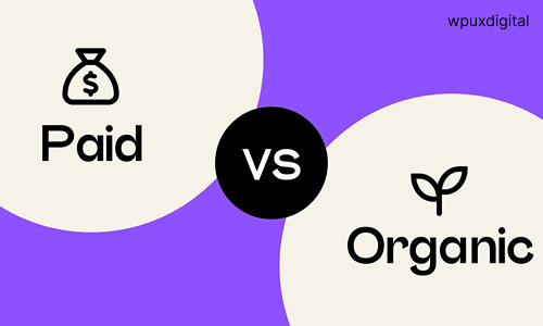 What is the Difference B/w Organic and Paid in Ads