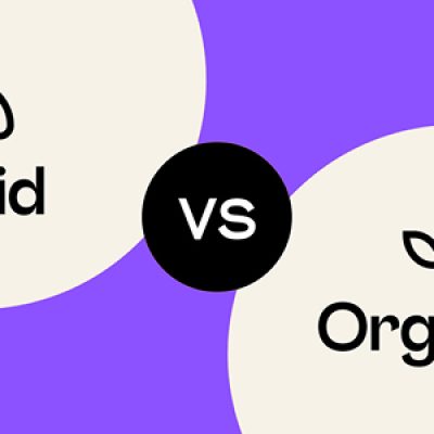 What is the Difference B/w Organic and Paid in Ads